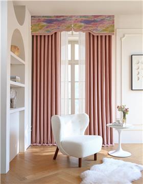 新美式窗帘丨悦界系列《彩云之上》主题窗帘（1）ZK83415-86